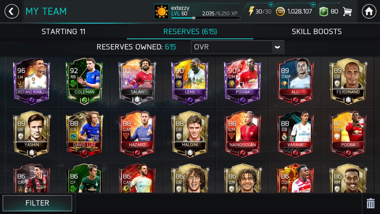 Оцените аккаунт Fifa Mobile