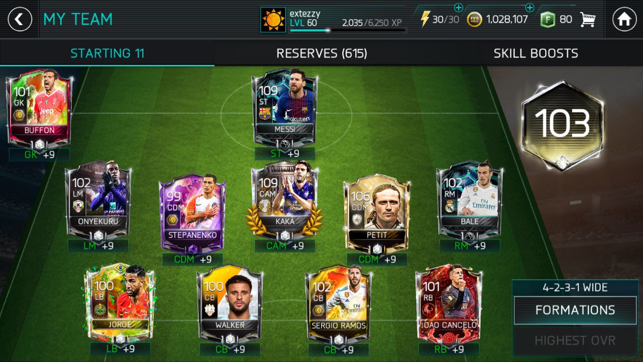 Оцените аккаунт Fifa Mobile