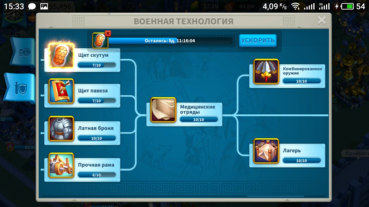 Оценка аккаунт Rise of Kingdoms