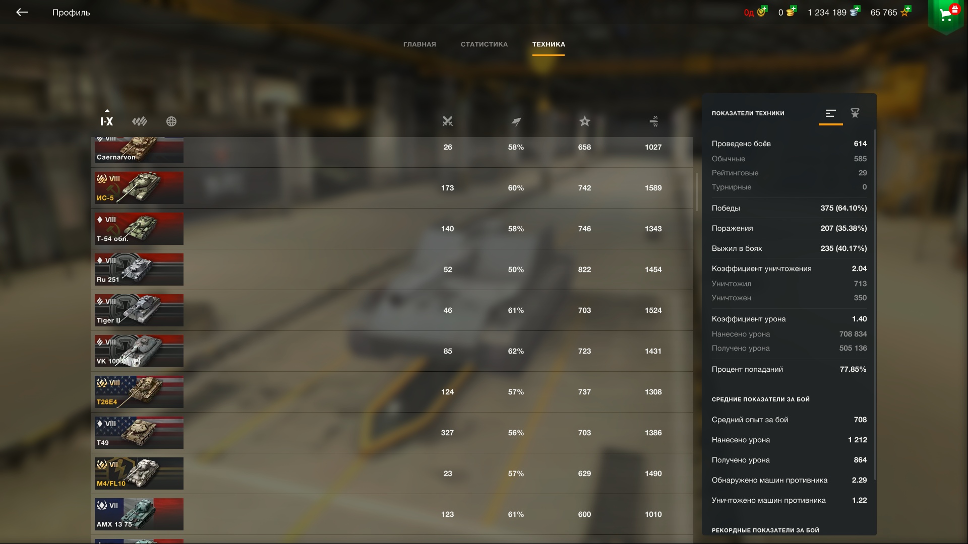 Аккаунт WoT Blitz