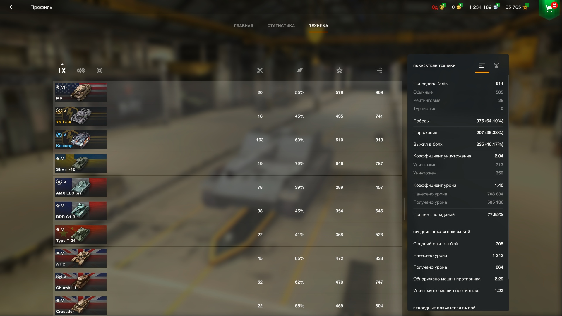 Аккаунт WoT Blitz