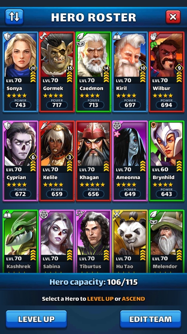 Оцените аккаунт Empires and Puzzles