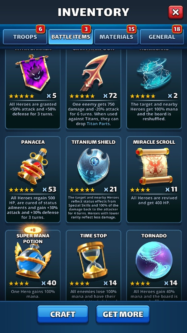 Оцените аккаунт Empires and Puzzles