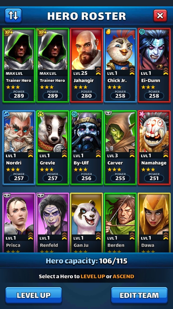 Оцените аккаунт Empires and Puzzles