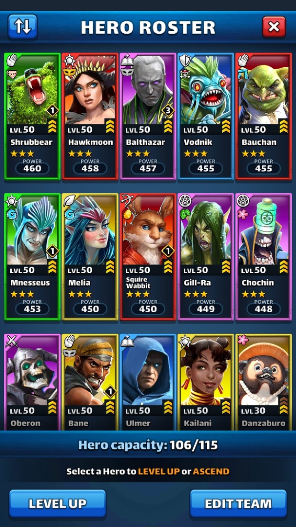 Оцените аккаунт Empires and Puzzles