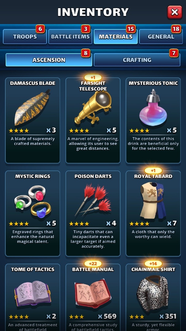 Оцените аккаунт Empires and Puzzles