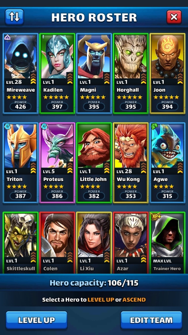 Оцените аккаунт Empires and Puzzles