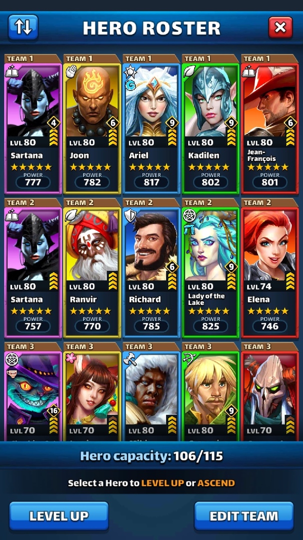 Оцените аккаунт Empires and Puzzles