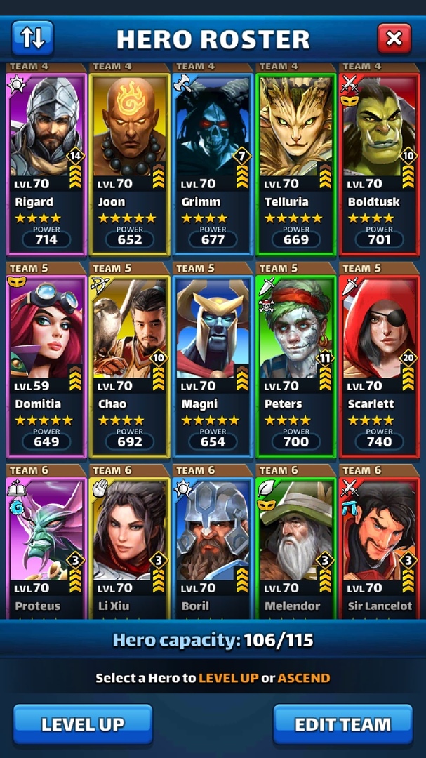 Оцените аккаунт Empires and Puzzles