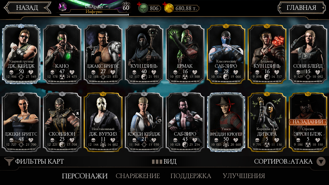 Мой аккаунт МК Мобайл