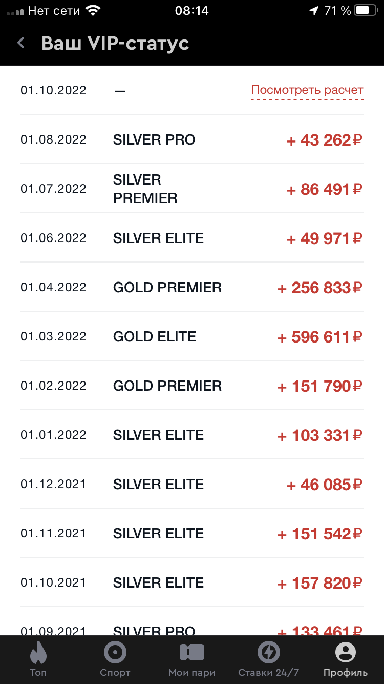 Аккаунт fonbet