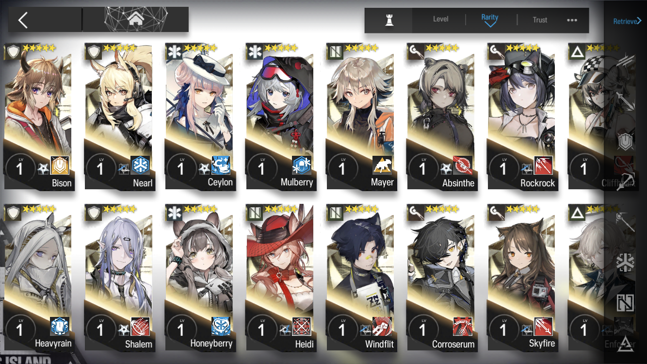 Оценка аккаунта Arknights