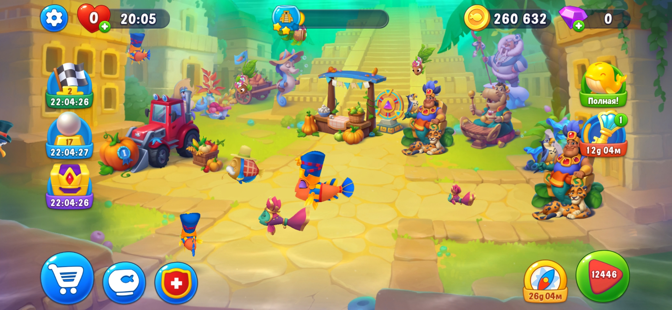 Игра fishdom