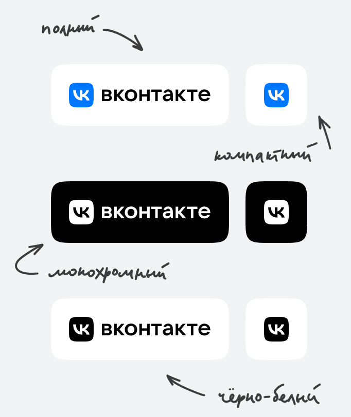 Обновленный логотип вконтакте