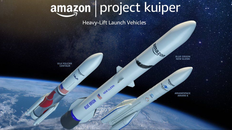Amazon выводит в космос свой Starlink.